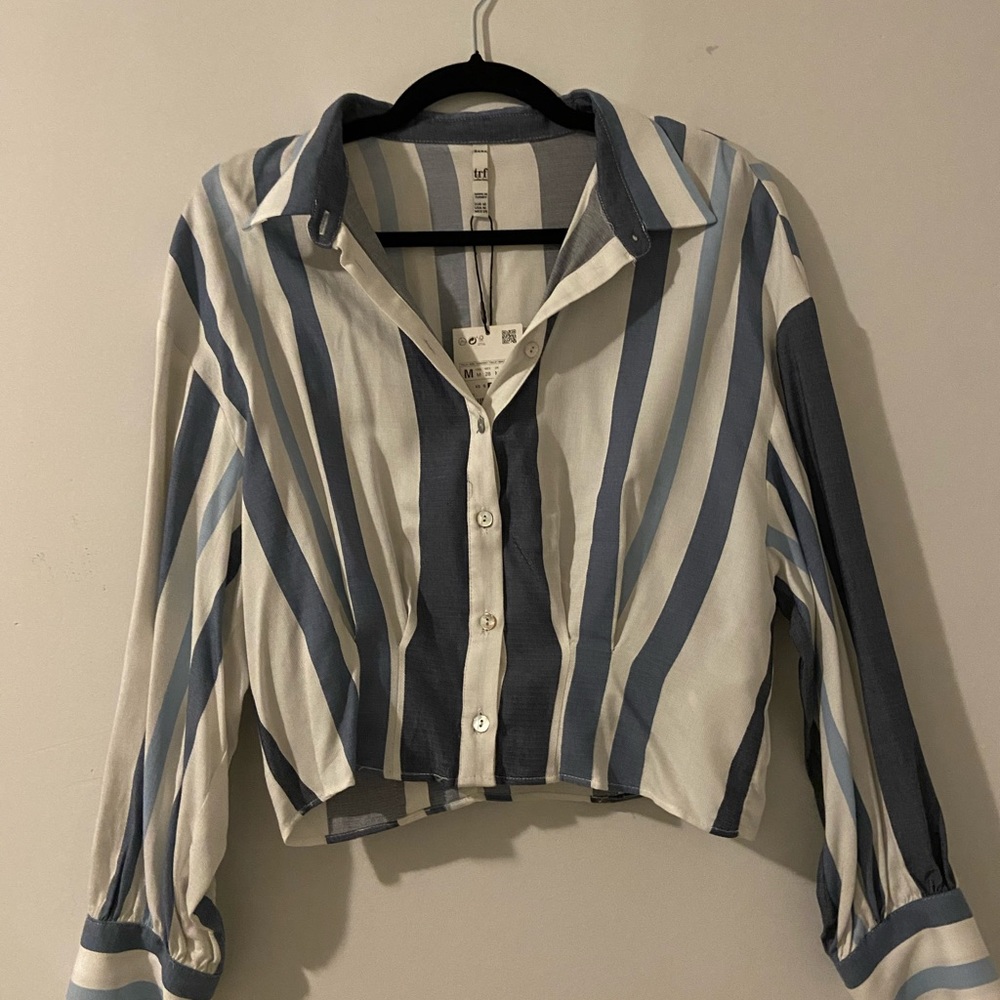 Zara striped button down